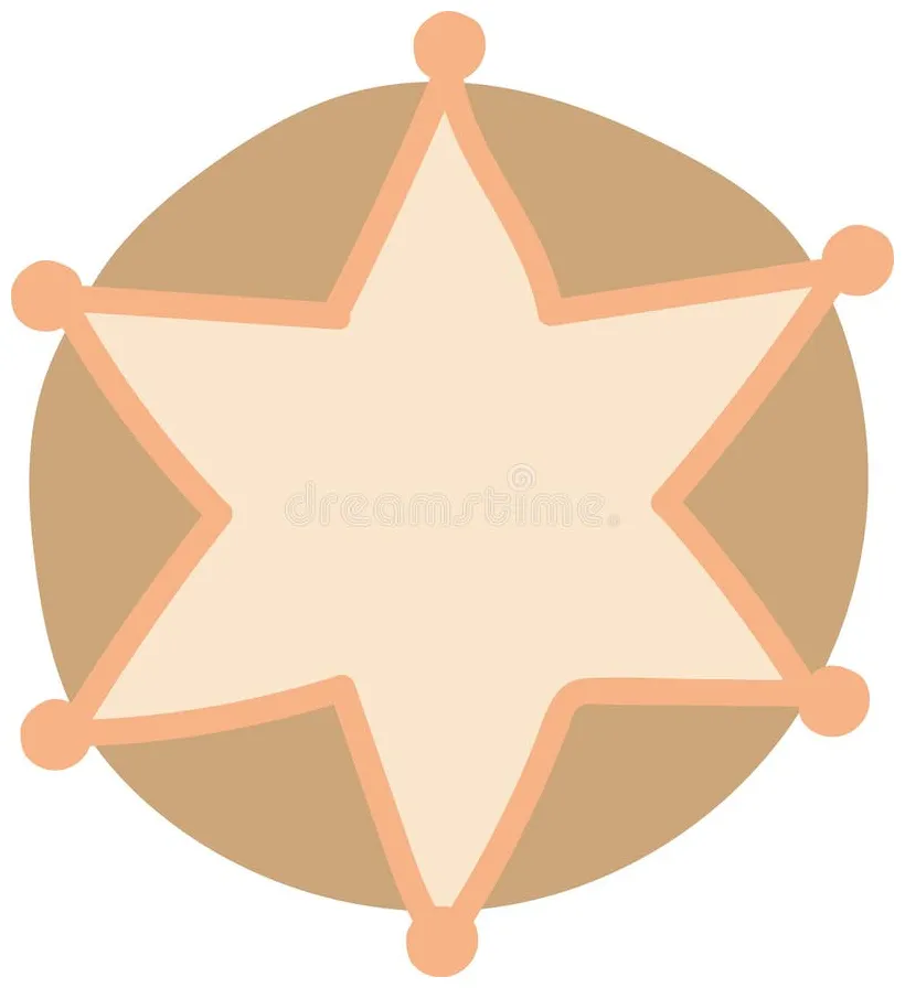 Sheriff star emblem stock vector. illustration of silhouette 365204671