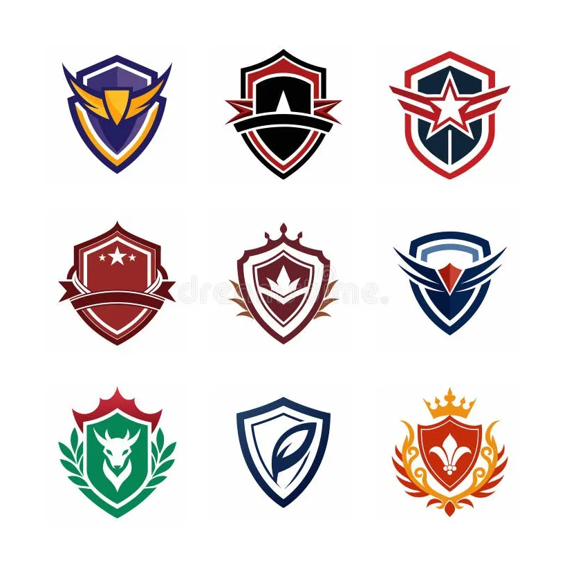 Bandle emblem logos, vector illustration, logo design stock vector