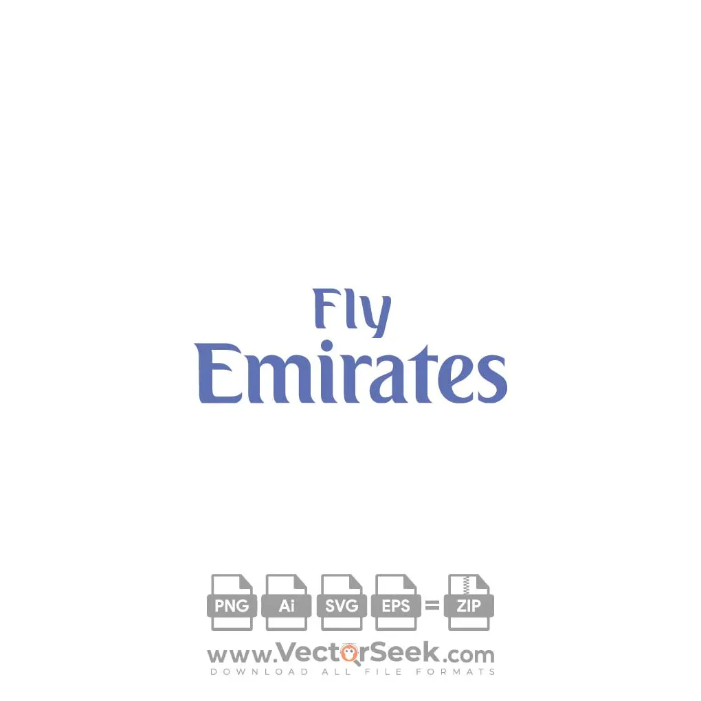 Fly emirates logo in png svg vector format