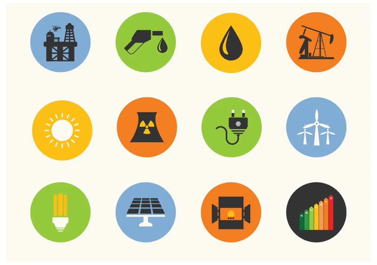 Energy vector icons 83289 vector art at vecteezy