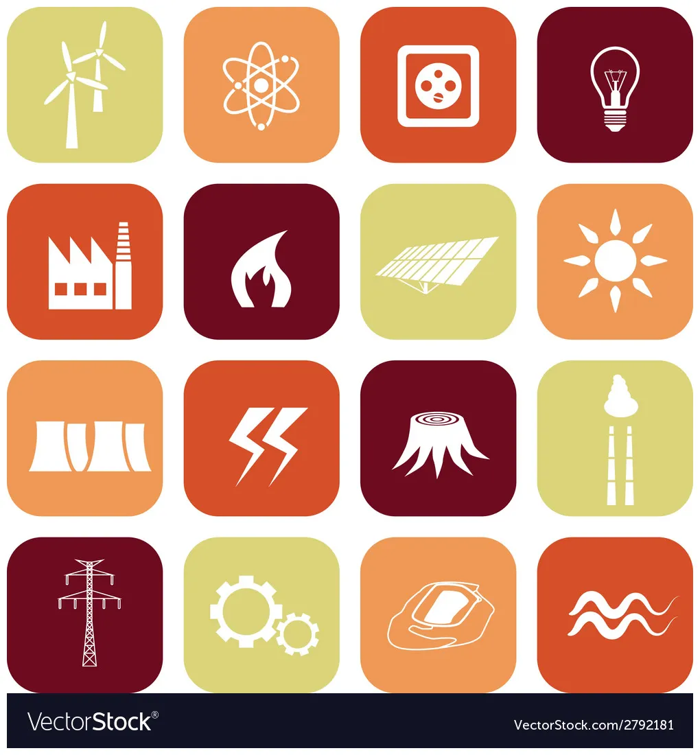 Energy icons