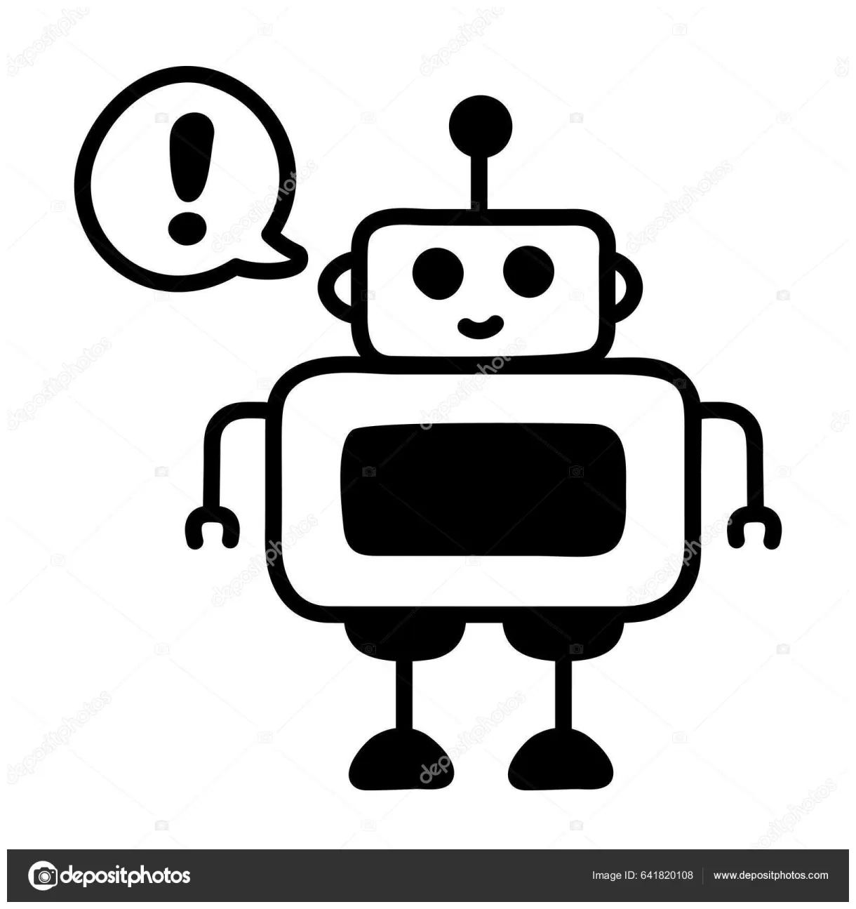 Robot doodle style stock vector by ©vectorsmarket