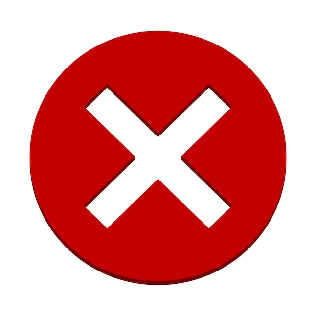 Premium Vector | Error icon vector