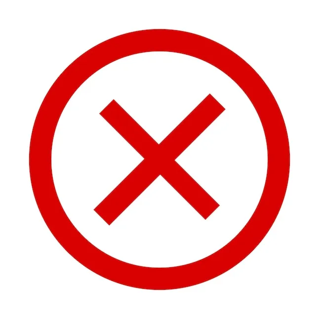 Premium Vector | Error icon vector