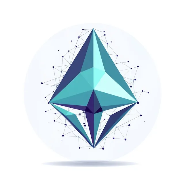 Premium vector ethereum logo