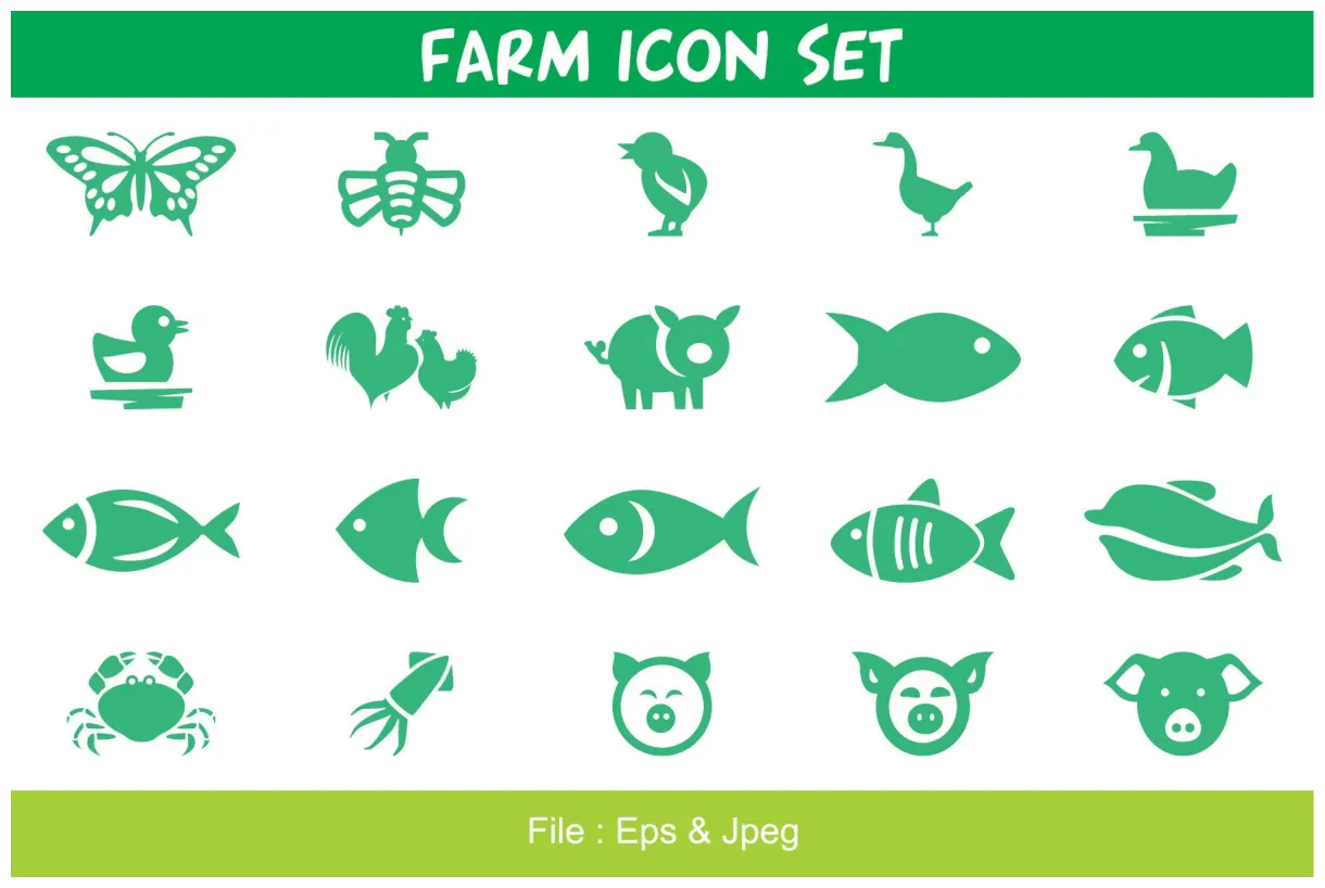 Set graphic by zafreeloicon · creative fabrica