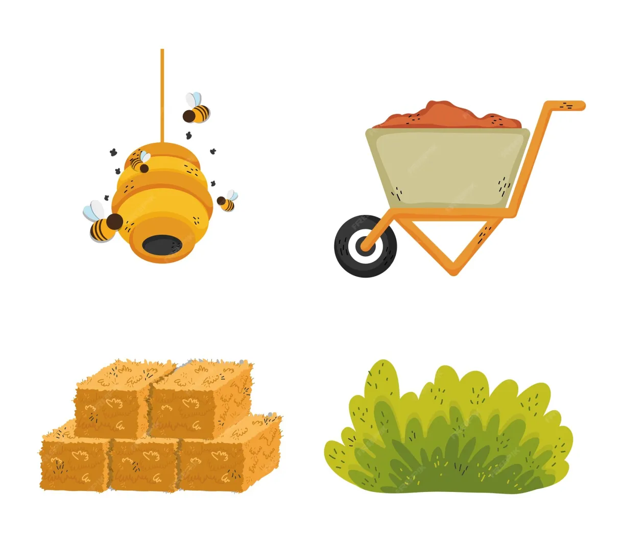 Premium vector set of