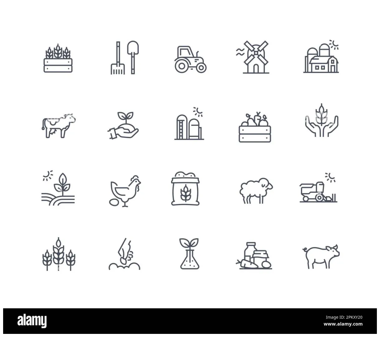 Outline set stock vector & art alamy