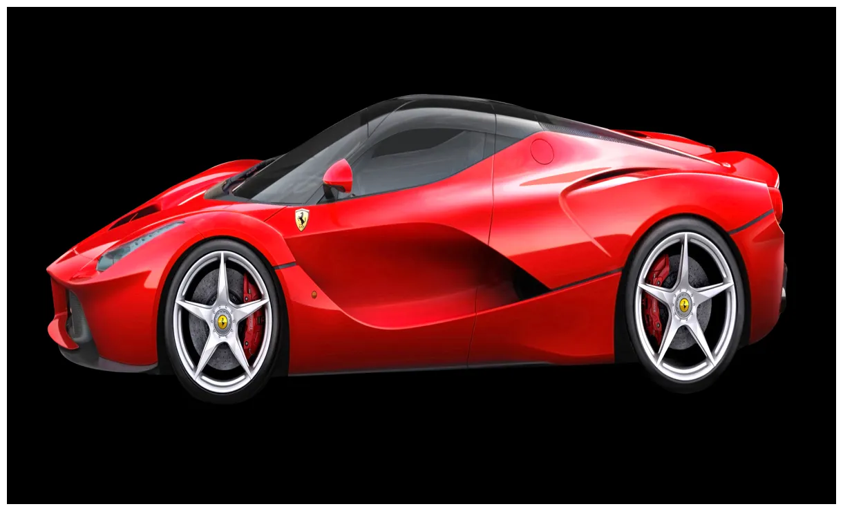 Red ferrari laferrari car png purepng free transparent cc0 printable coloring page