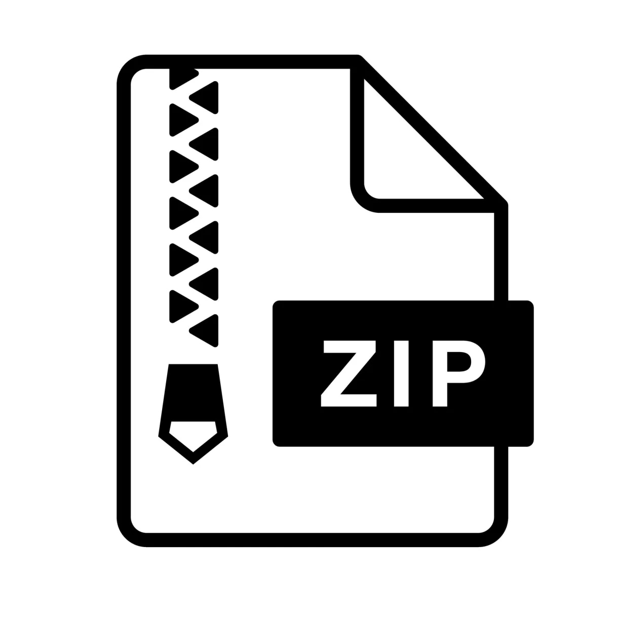Zip file icon. archive file. vector. 26381287 vector art at vecteezy