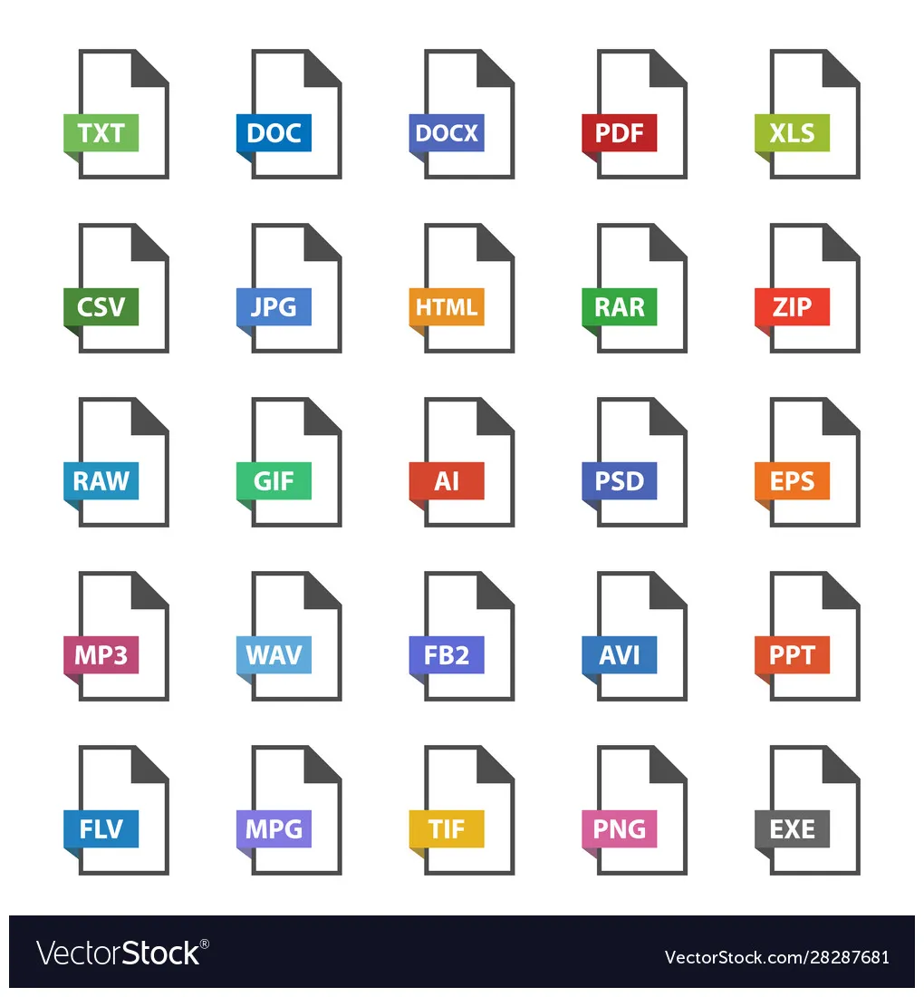 Document download extension file format xlsx icon