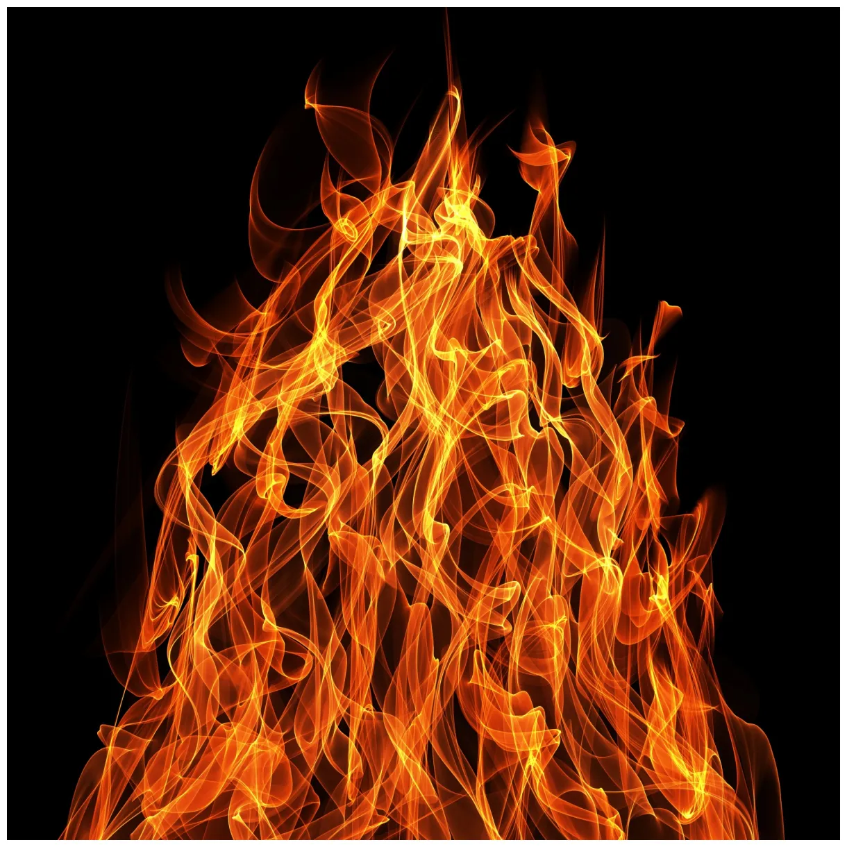 Flaming fire free public domain pictures