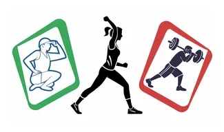 Fitness gym model illustration jpg