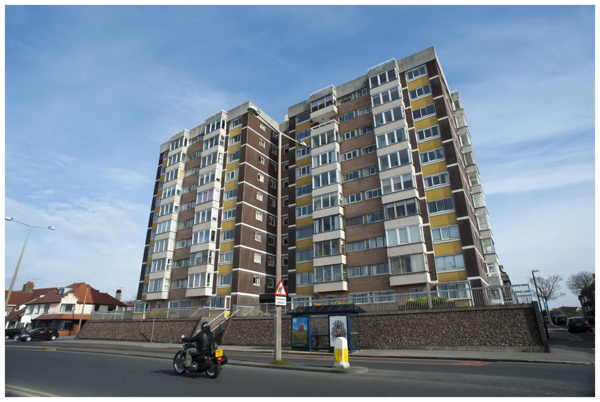 Free of block of flats everywhere