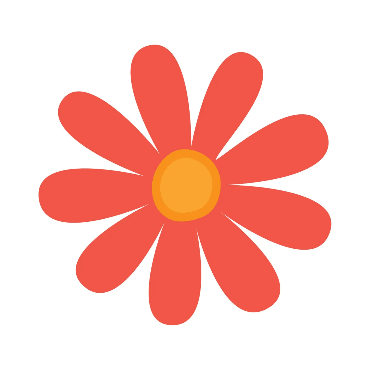 Cute flower icon 21374974 vector art at vecteezy