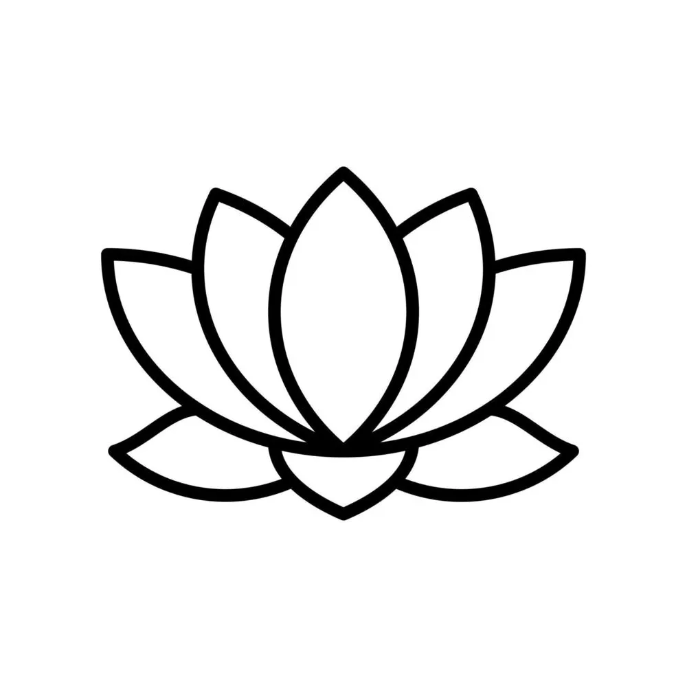 Lotus flower vector icon 7126805 vector art at vecteezy