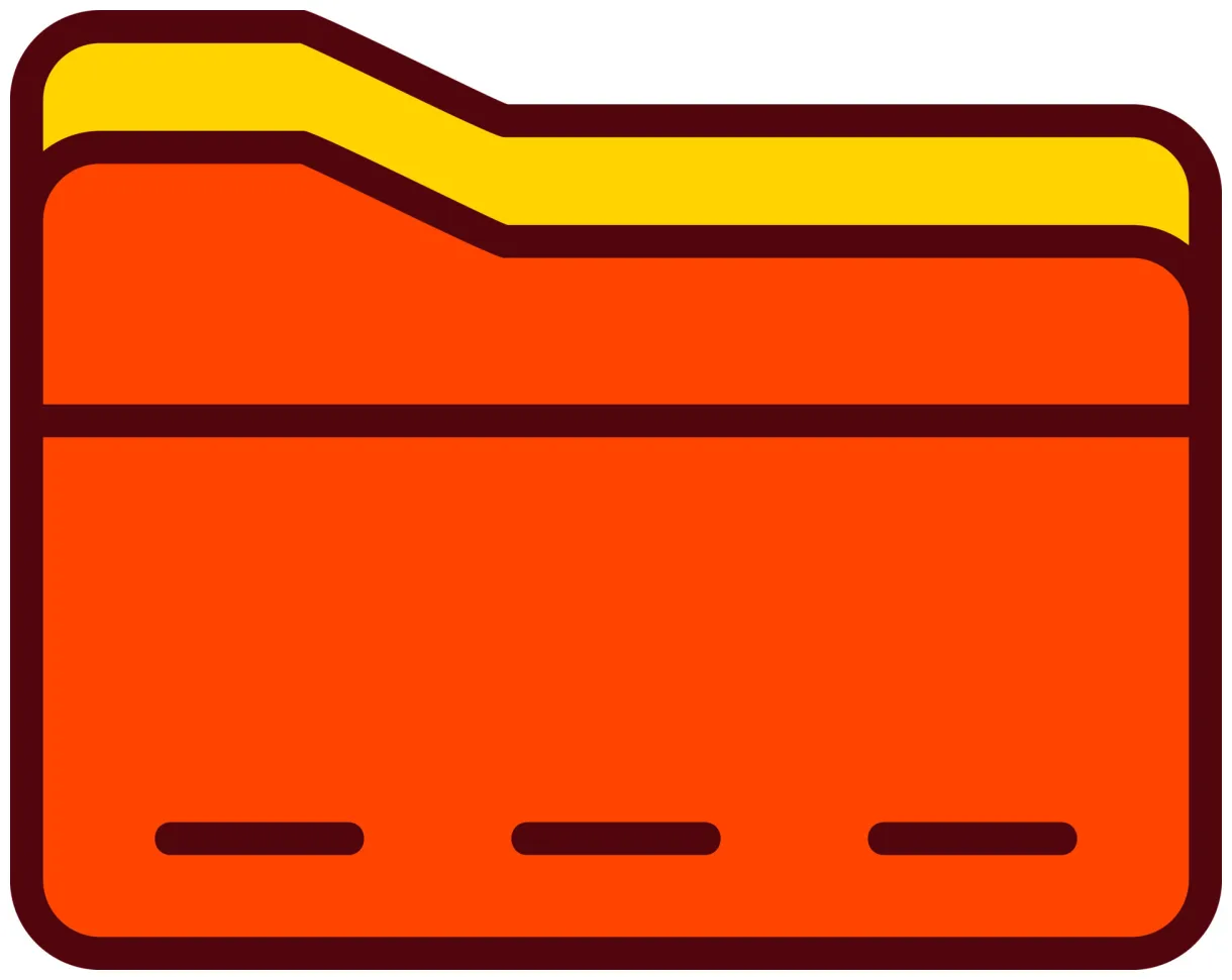 Folder vector icon 16808549 vector art at vecteezy