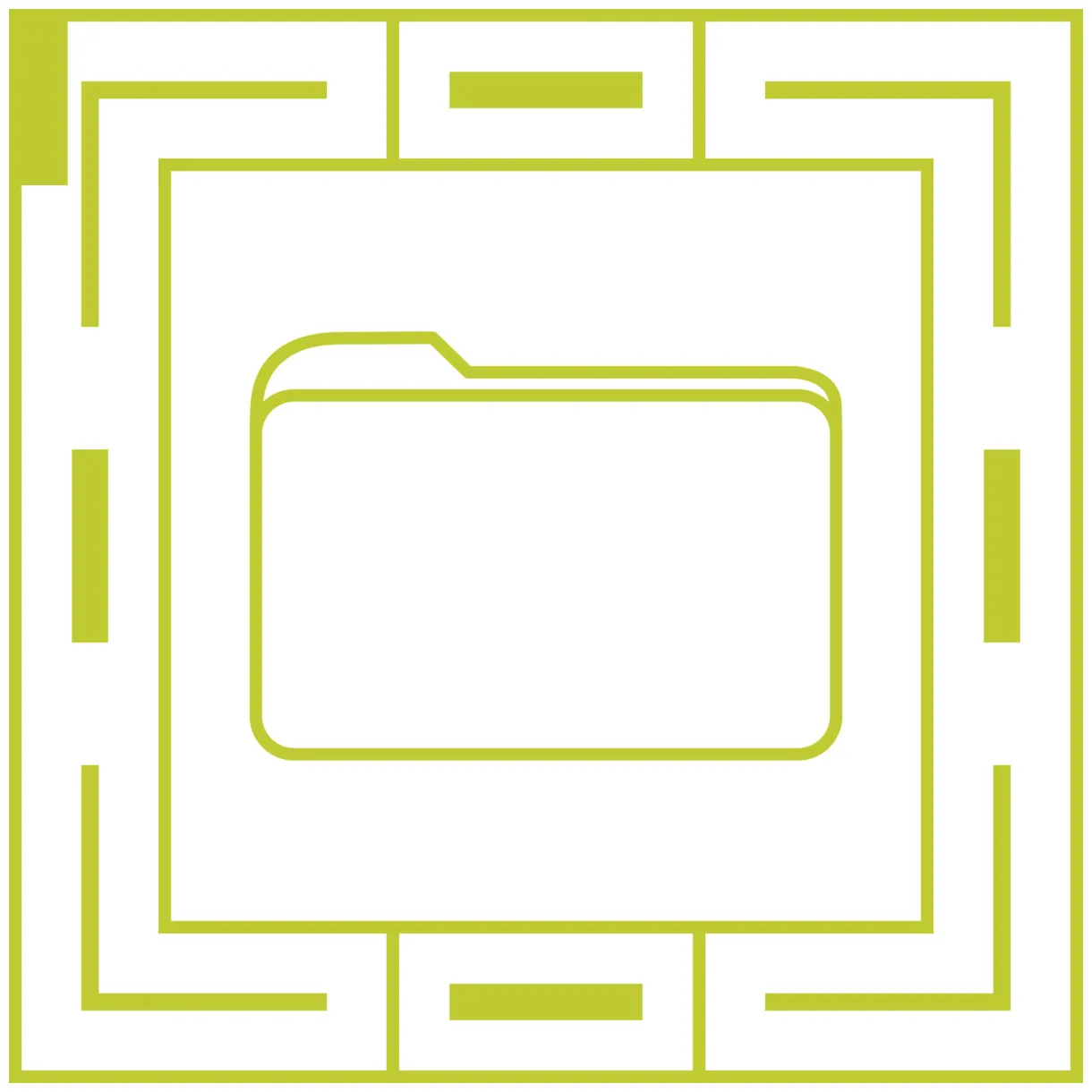 Folder vector icon 23153724 vector art at vecteezy