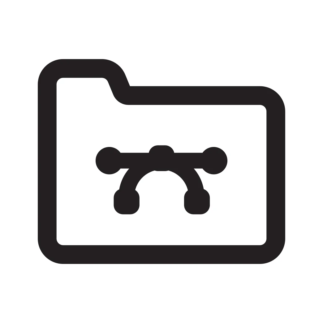 Folder, vector icon download on iconfinder on iconfinder