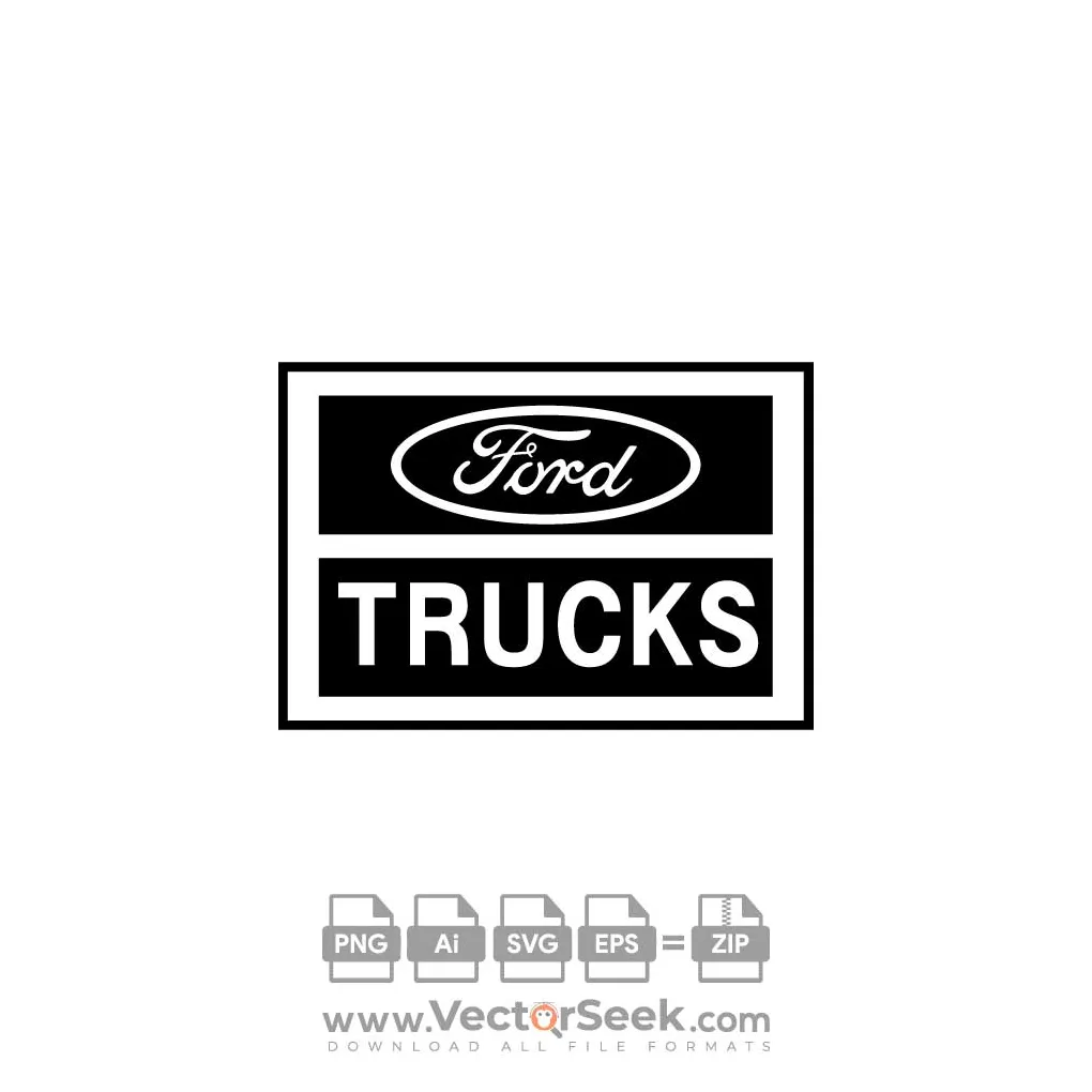 Ford truck logo in png svg vector format