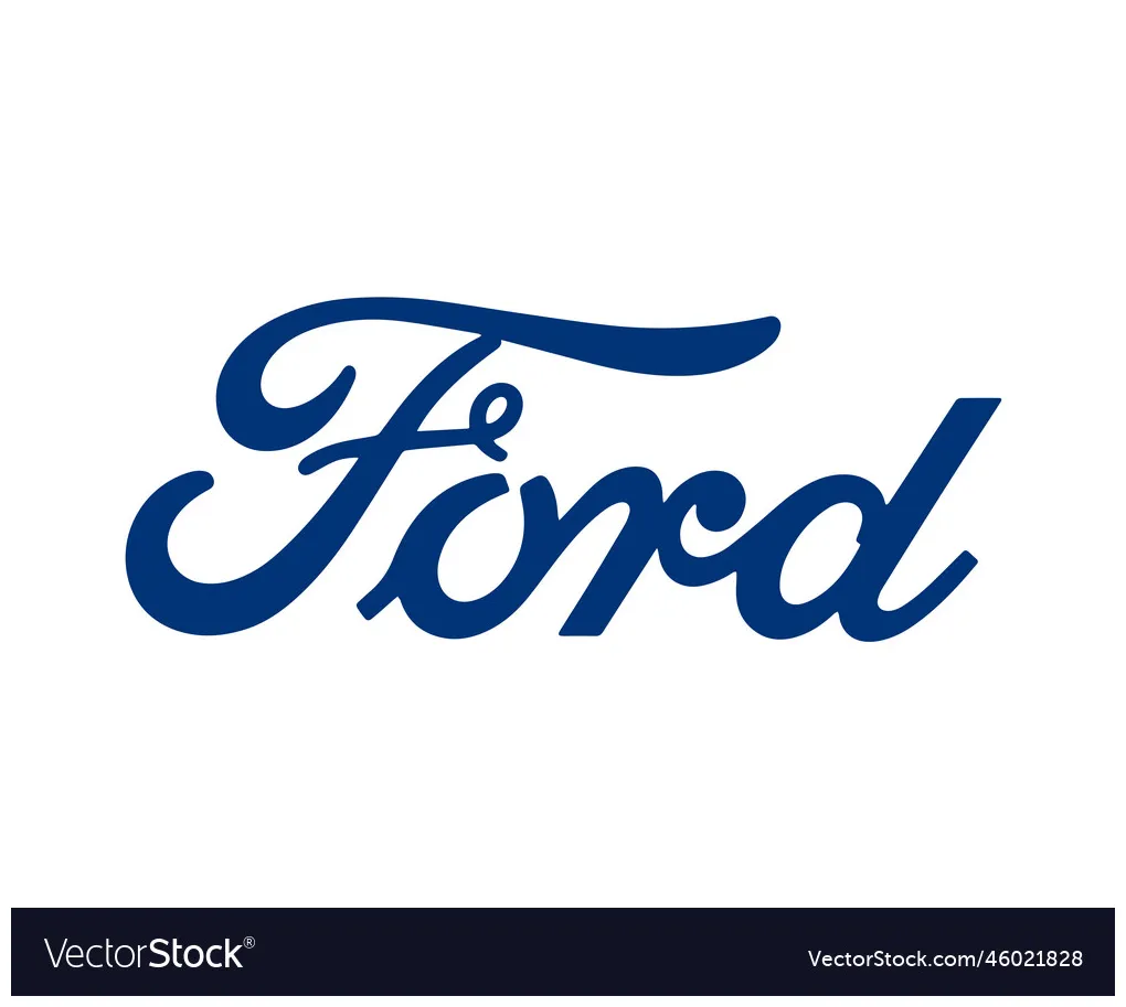 Ford brand logo symbol name blue design car usa vector printable coloring page