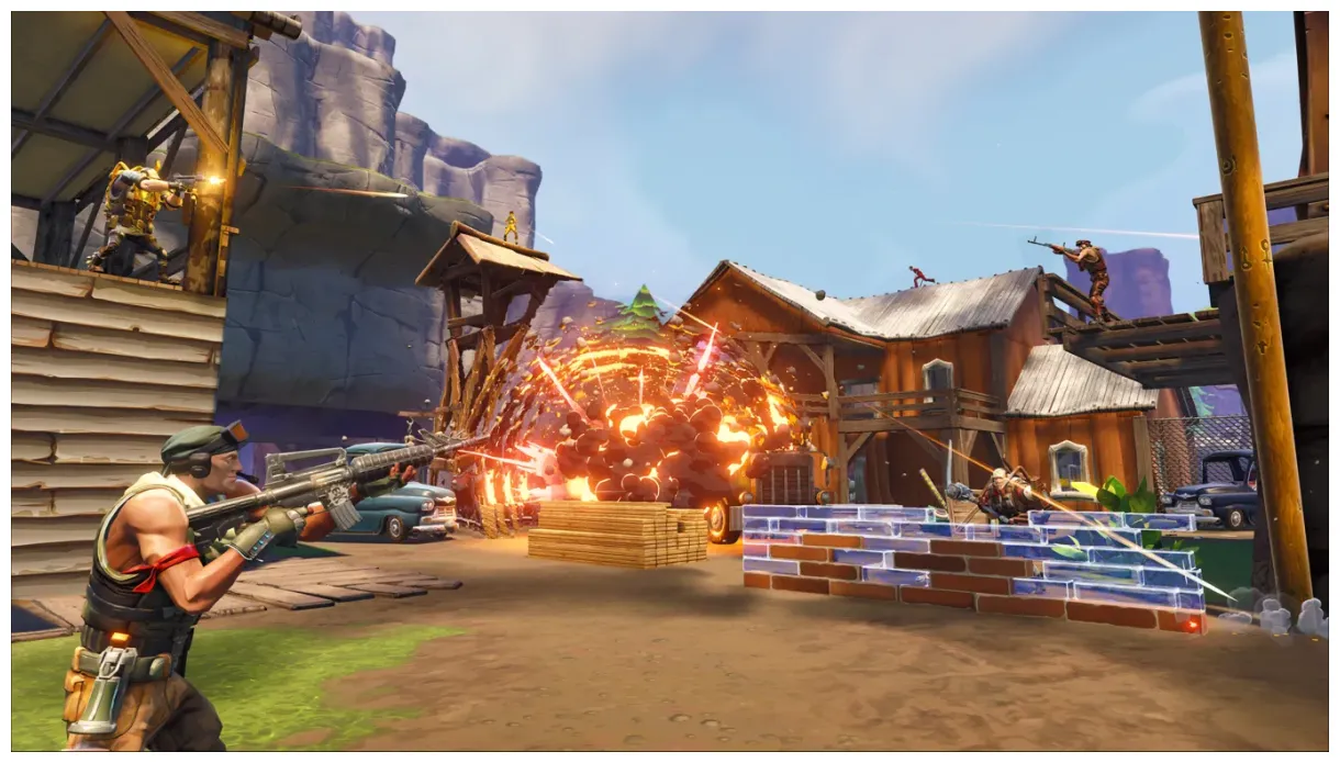 Fortnite battle royale launches mmogames printable coloring page