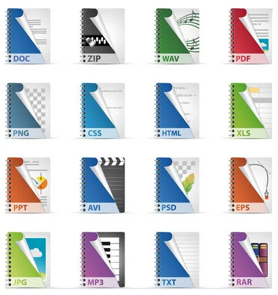 Logotypes icons free vector