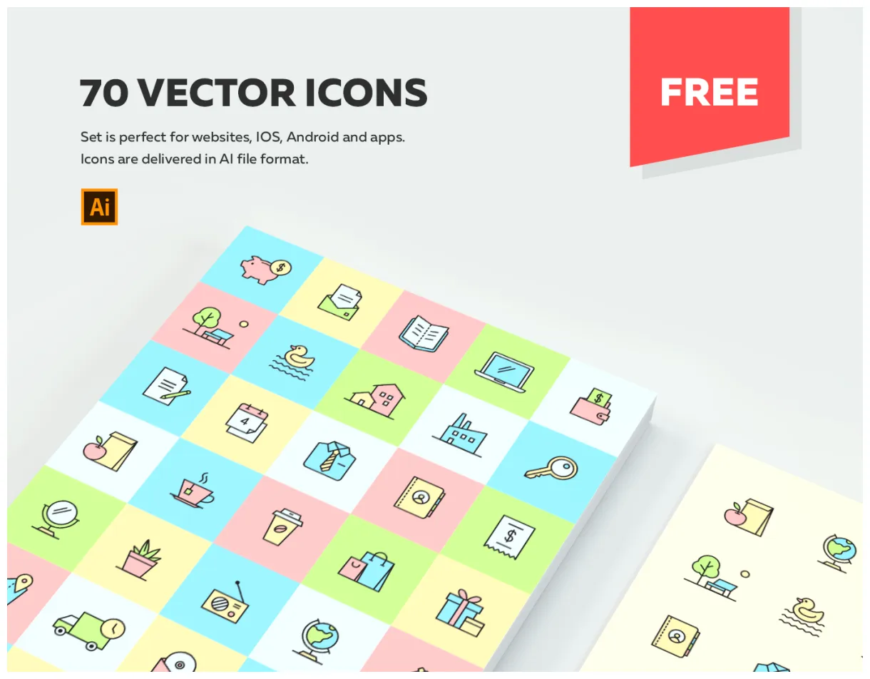 70 Free Vector Icons on Behance
