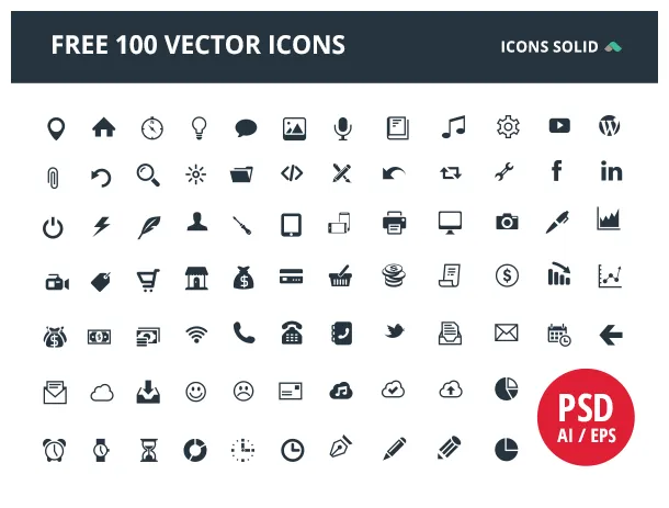 100 Free Vector Icons Free Icon | FreeImages