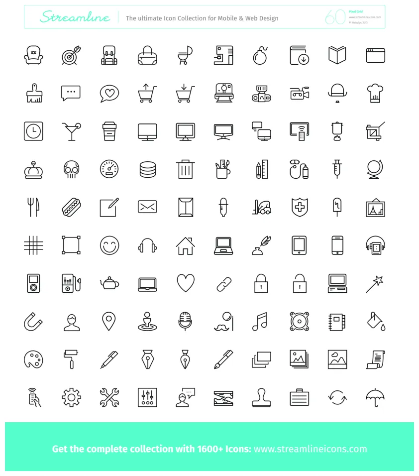 Free Vector Icons Pack | FreeVectors