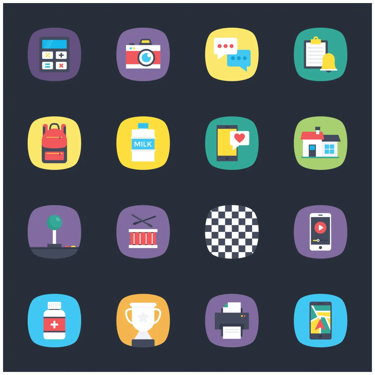 Pack of gaming flat icons 27730215 vector art at vecteezy