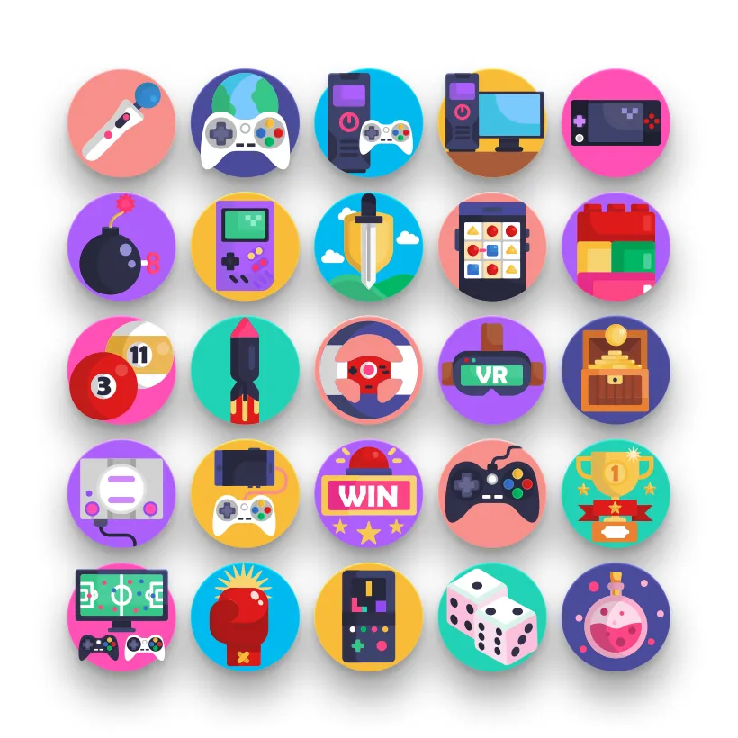 Gaming-icons-set-vector-game-videogames-console-gaming-gamers-flat