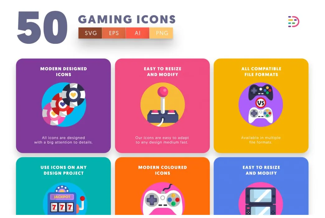 50 dighital icons premium icon sets for all your designs!