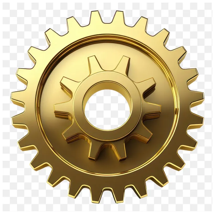 Gear Icon Png Transparent Free Light Blue Settings Gear SVG, PNG Icon,