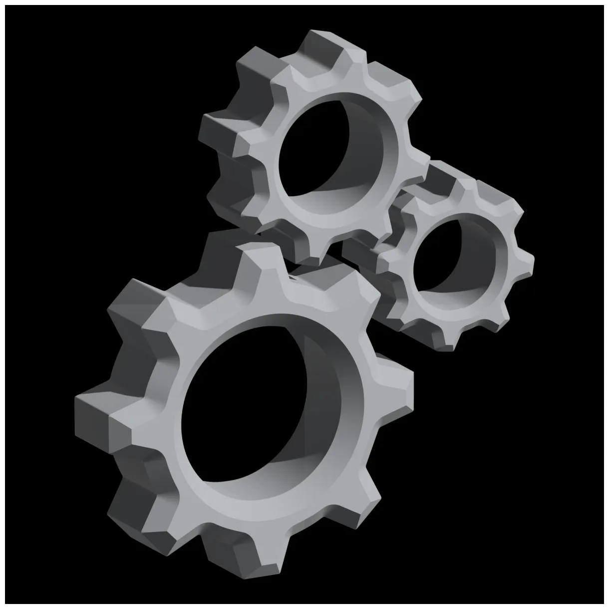 gear icon 3d 17339000 PNG