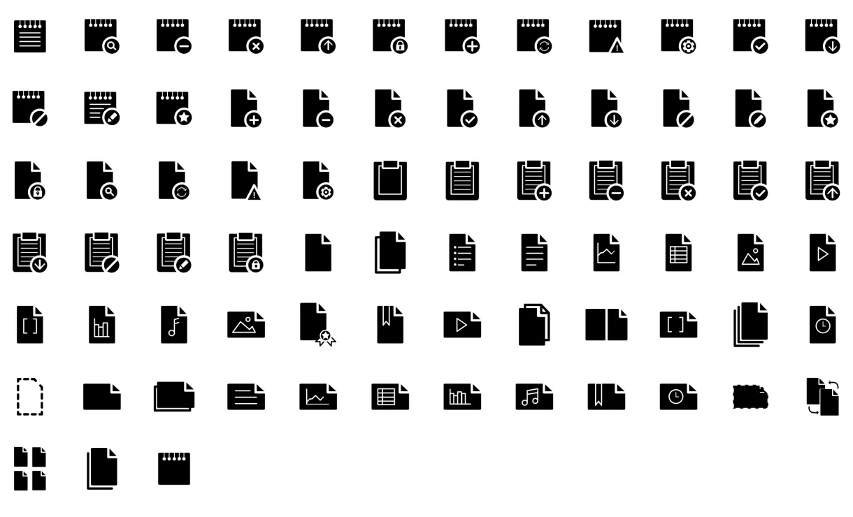 Premium pack round icons