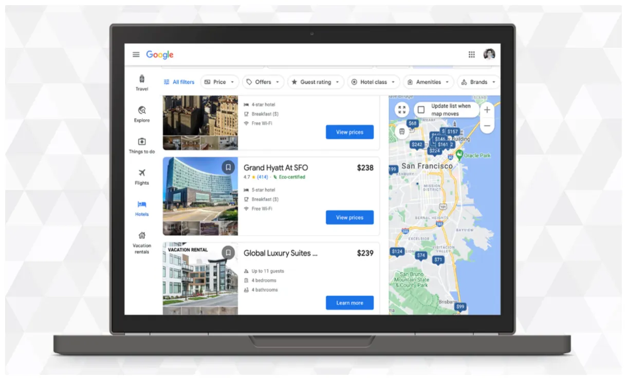 Google rolls out ticket booking links, ‘Things to do’ ads and an eco