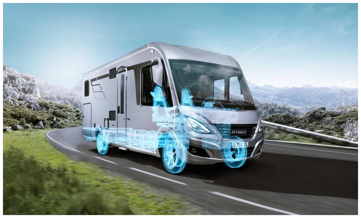 Hymer lance le "Super Light Chassis" : double plancher, charge utile