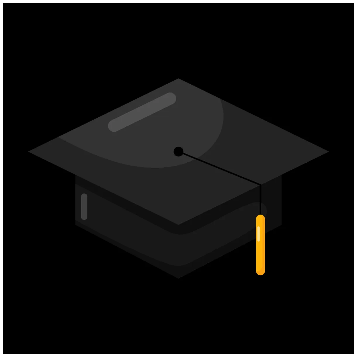 Graduation Hat, Students Cap icon. 18931493 PNG