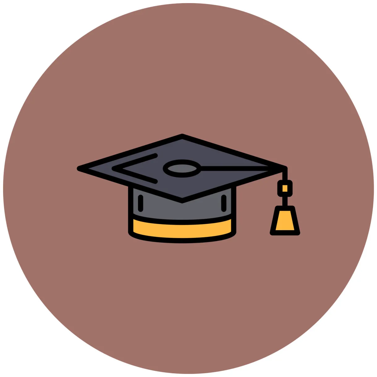 Graduation Cap Creative Icon Design 16014512 Vector Art at Vecteezy