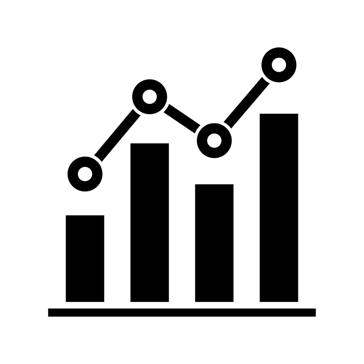 Graph vector icon 12742168 vector art at vecteezy