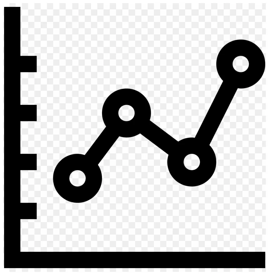 Line chart icon line png free png s toppng