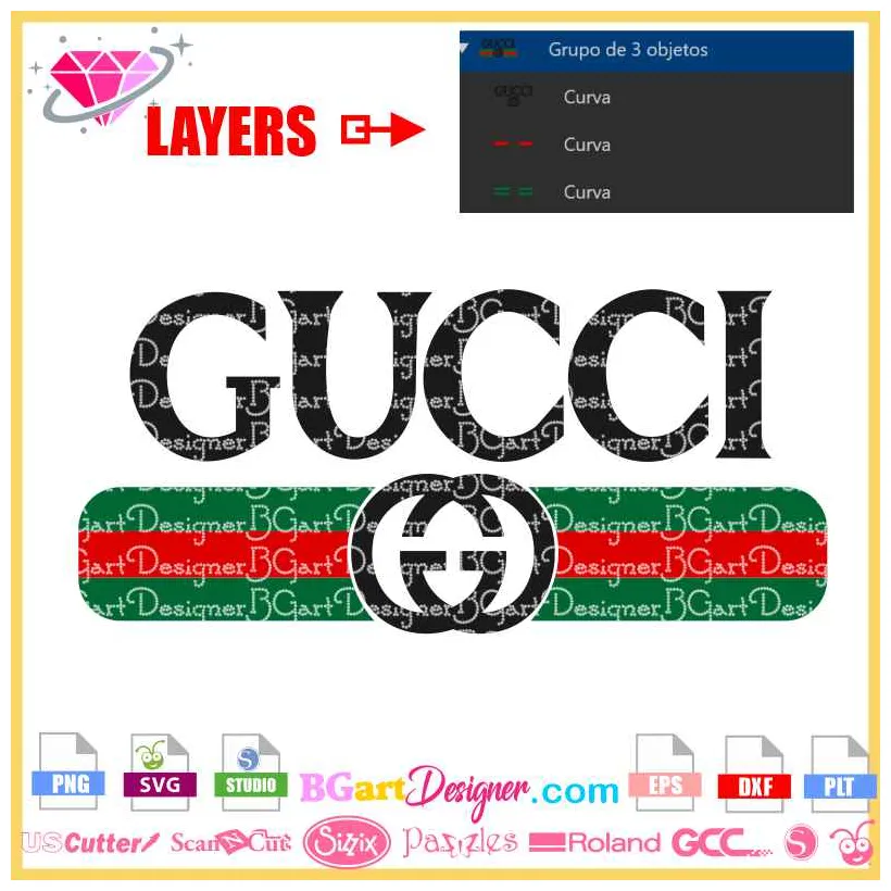 Gucci logo png vectors