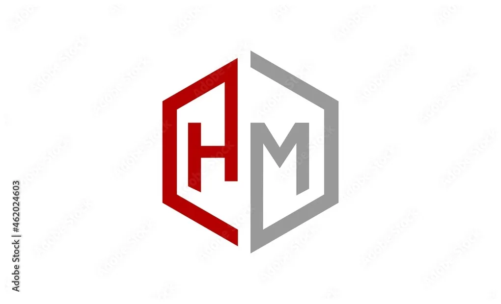 H&m logo brand stock vector adobe stock