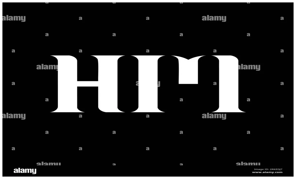 Hm h m letter logo design. initial letter hm uppercase monogram logo