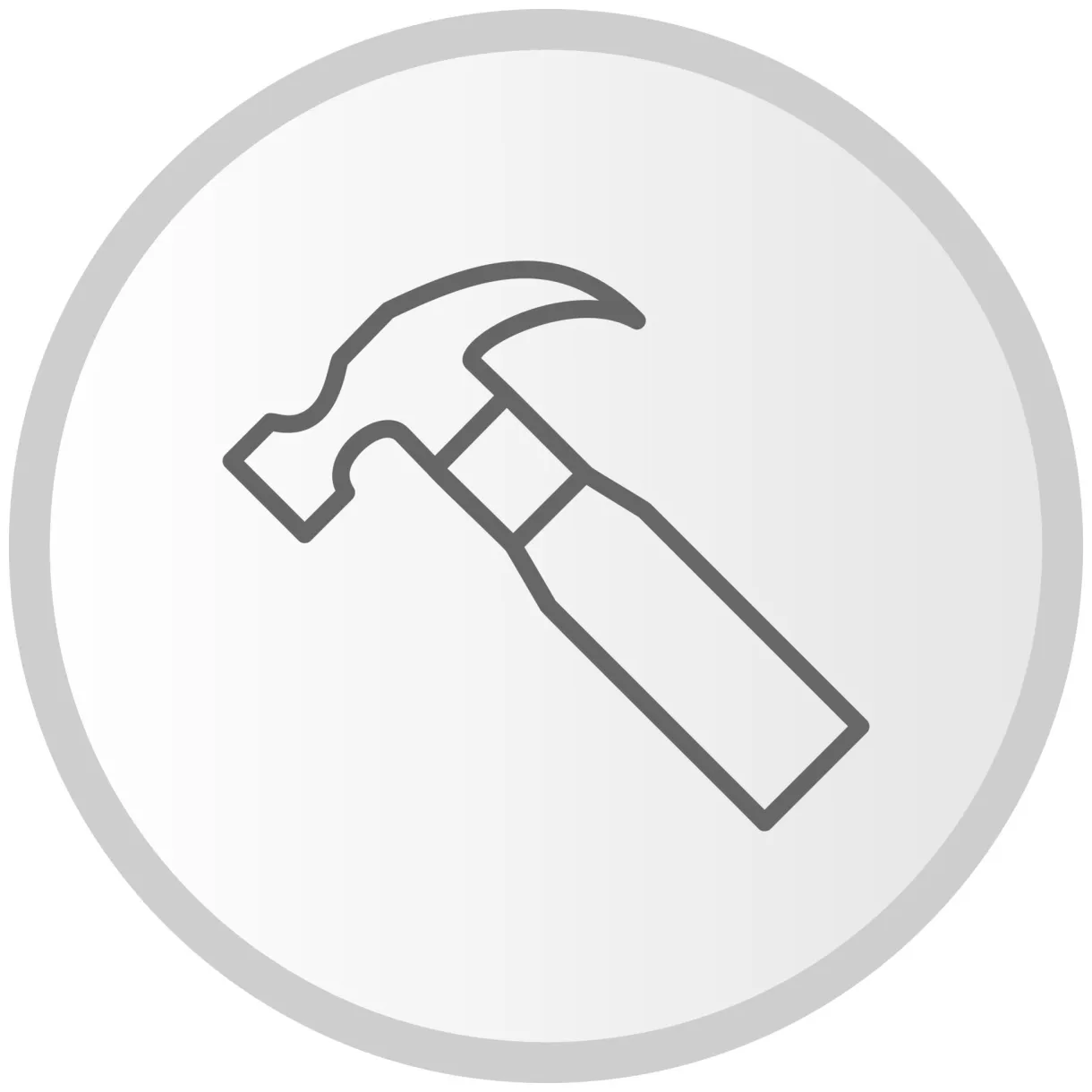 Hammer vector icon 16405061 vector art at vecteezy