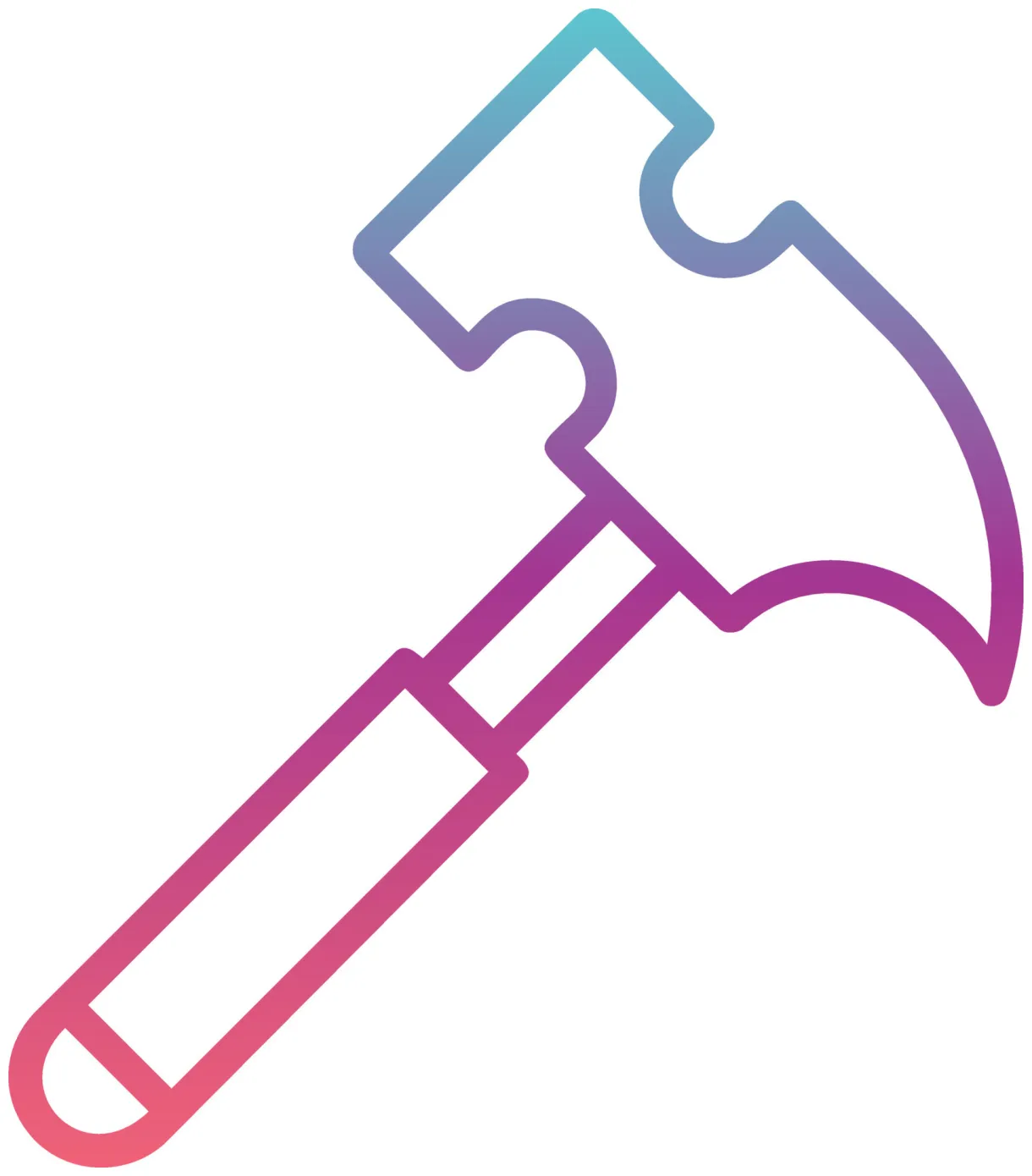 Hammer vector icon 15560217 vector art at vecteezy