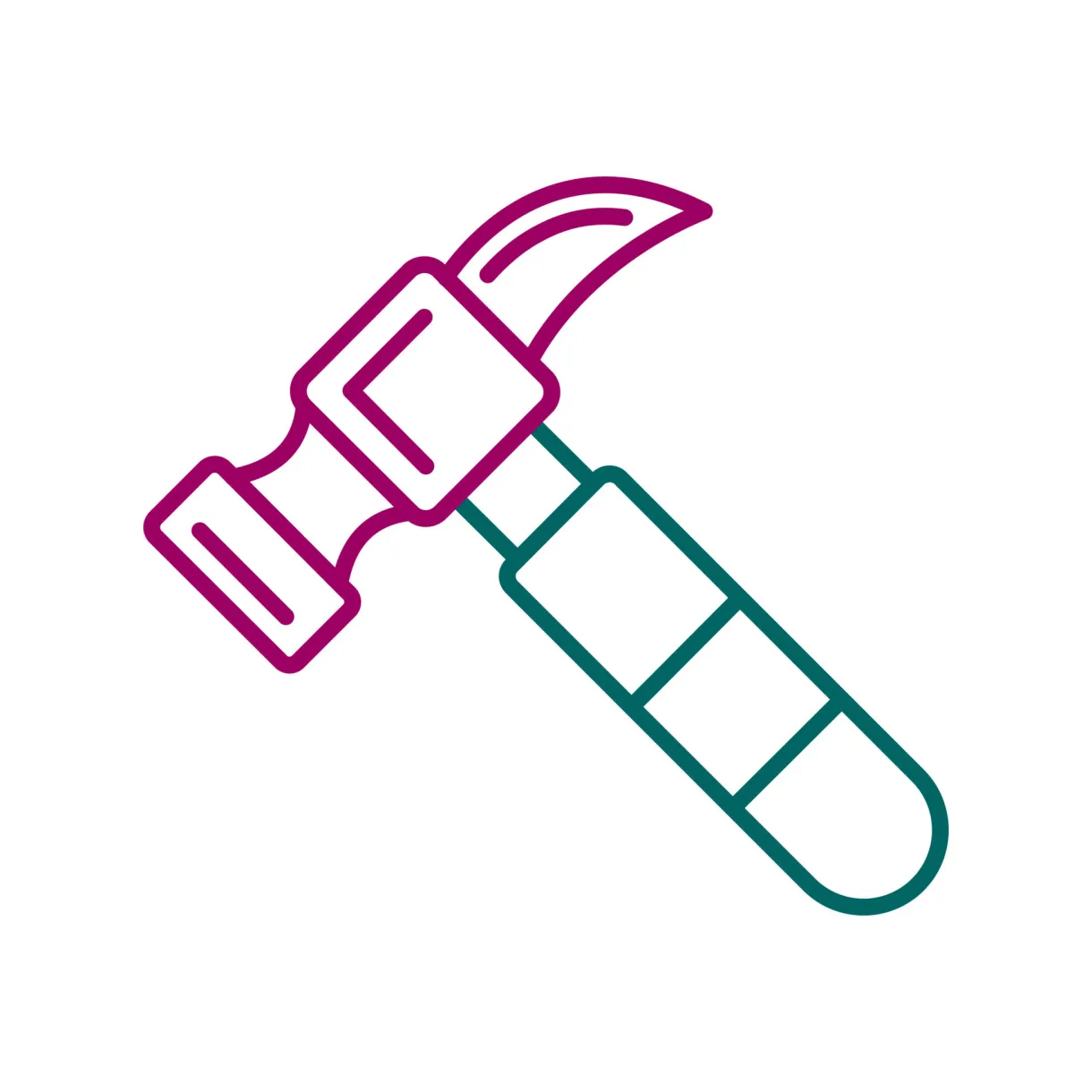 Hammer vector icon 13096330 vector art at vecteezy