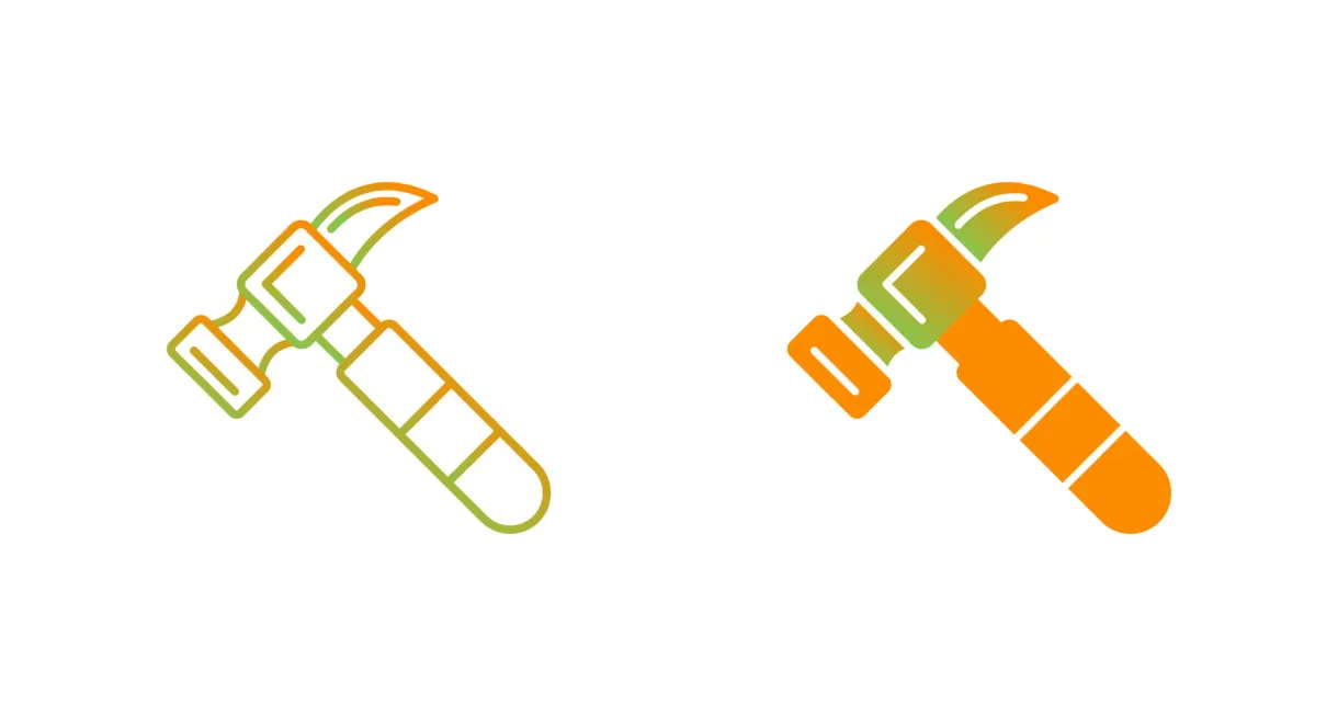 Hammer vector icon 22601715 vector art at vecteezy