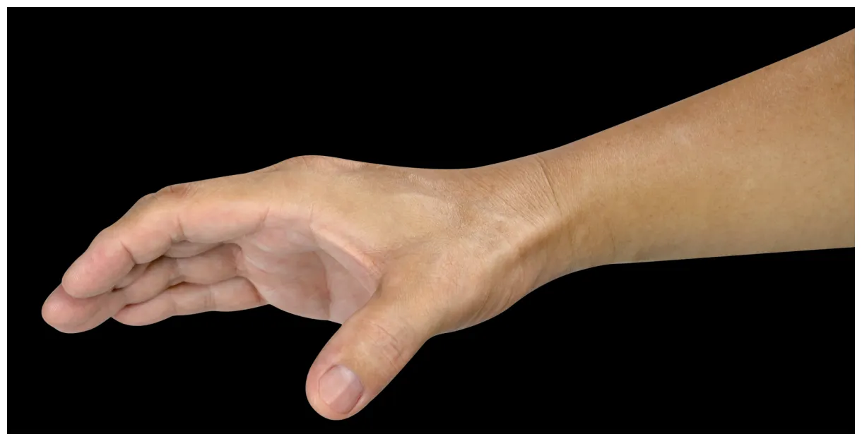 Alien hand holding something